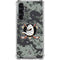 NHL Anaheim Ducks Camo Galaxy S24 FE Clear Case